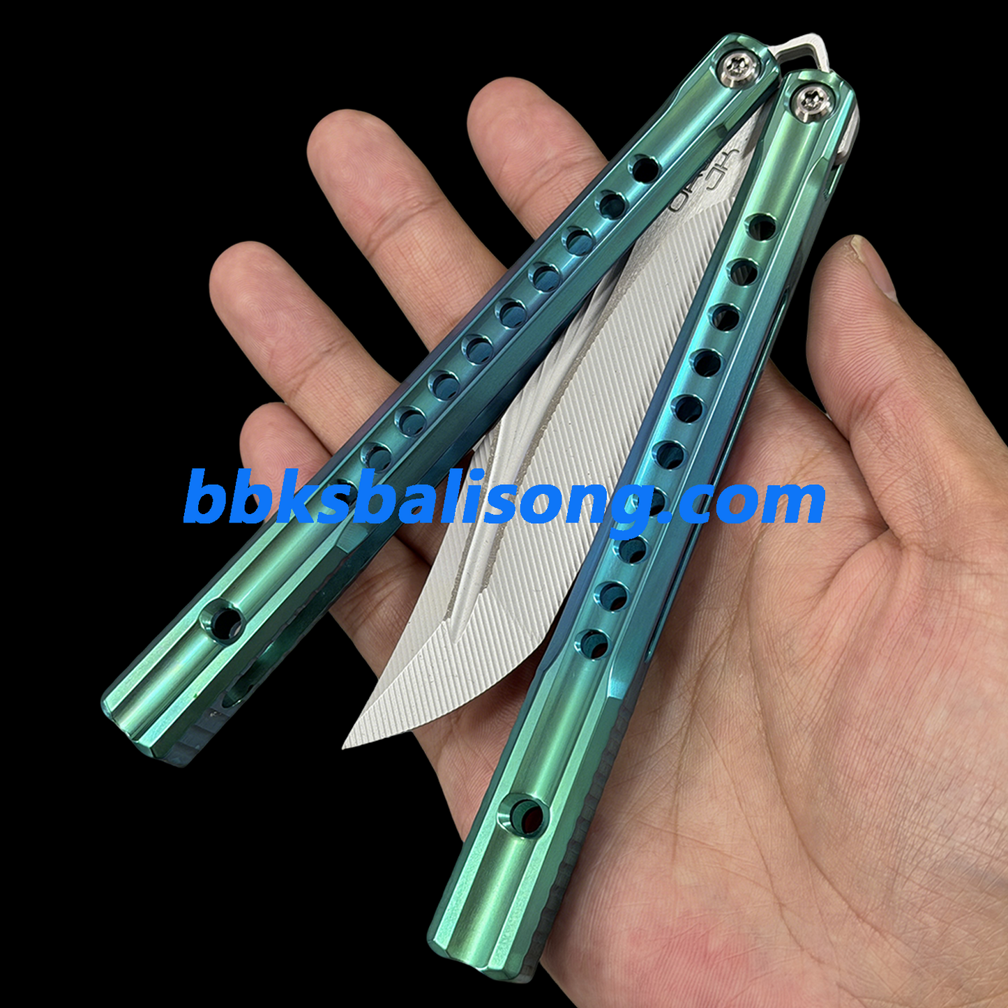 Baliplus Orca V2 Balisong Clone Titanium Handle Bushings System