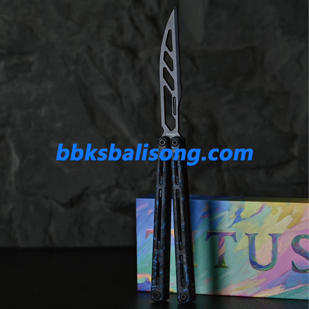 Titus Egrets Original Balisong Trainer G10+7075 Aluminum Handle