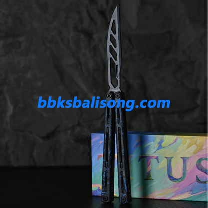 Titus Egrets Original Balisong Trainer G10+7075 Aluminum Handle