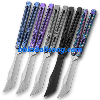 Baliplus Medusa V2 Balisong Clone Titanium Handle Bushings System