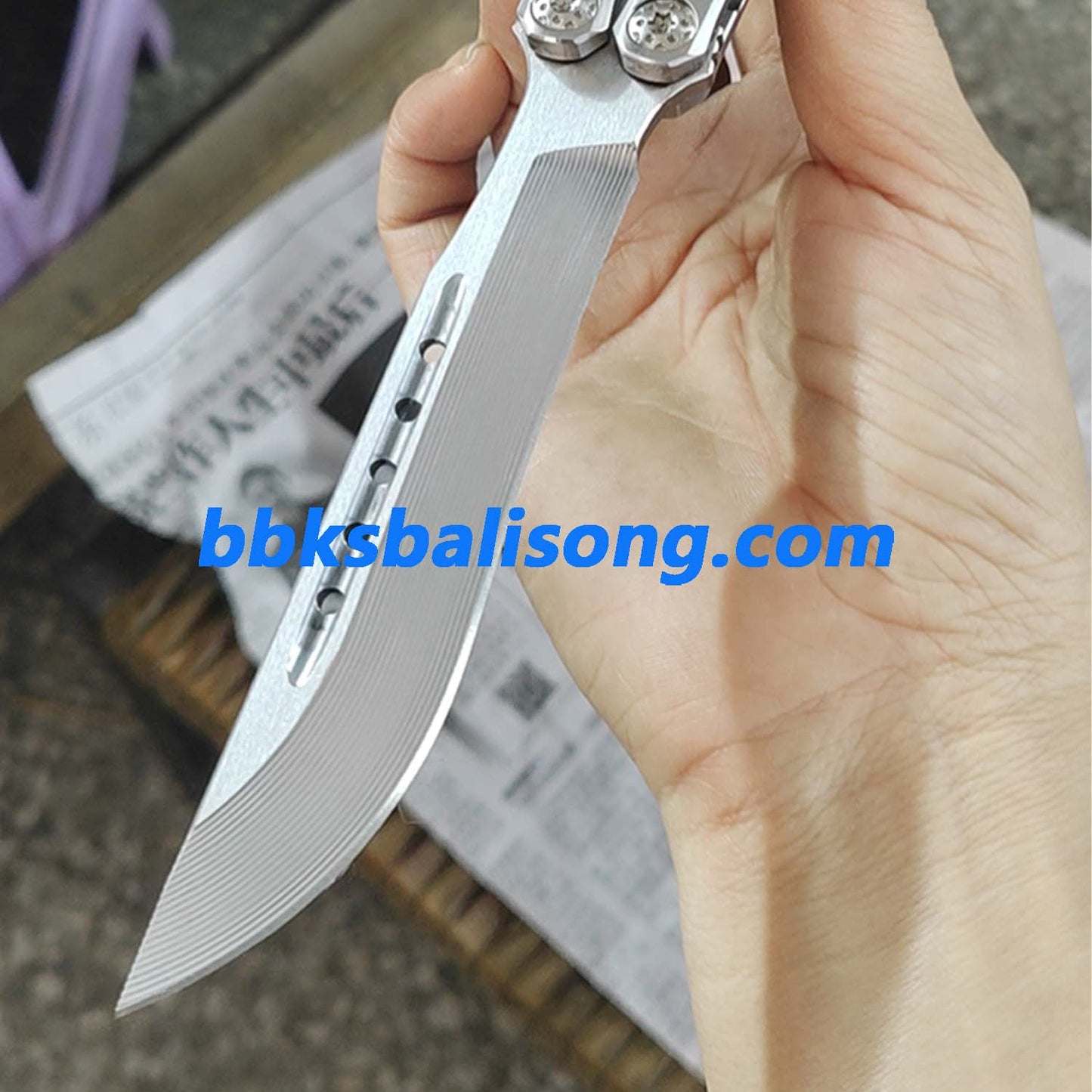 Baliplus×AKD Votum Original Balisong Titanium Handle