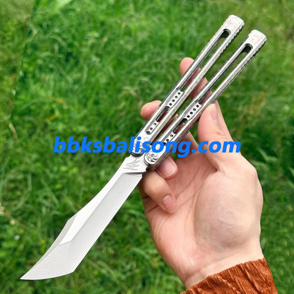 Baliplus Medusa V2 Balisong Clone Titanium Handle Bushings System