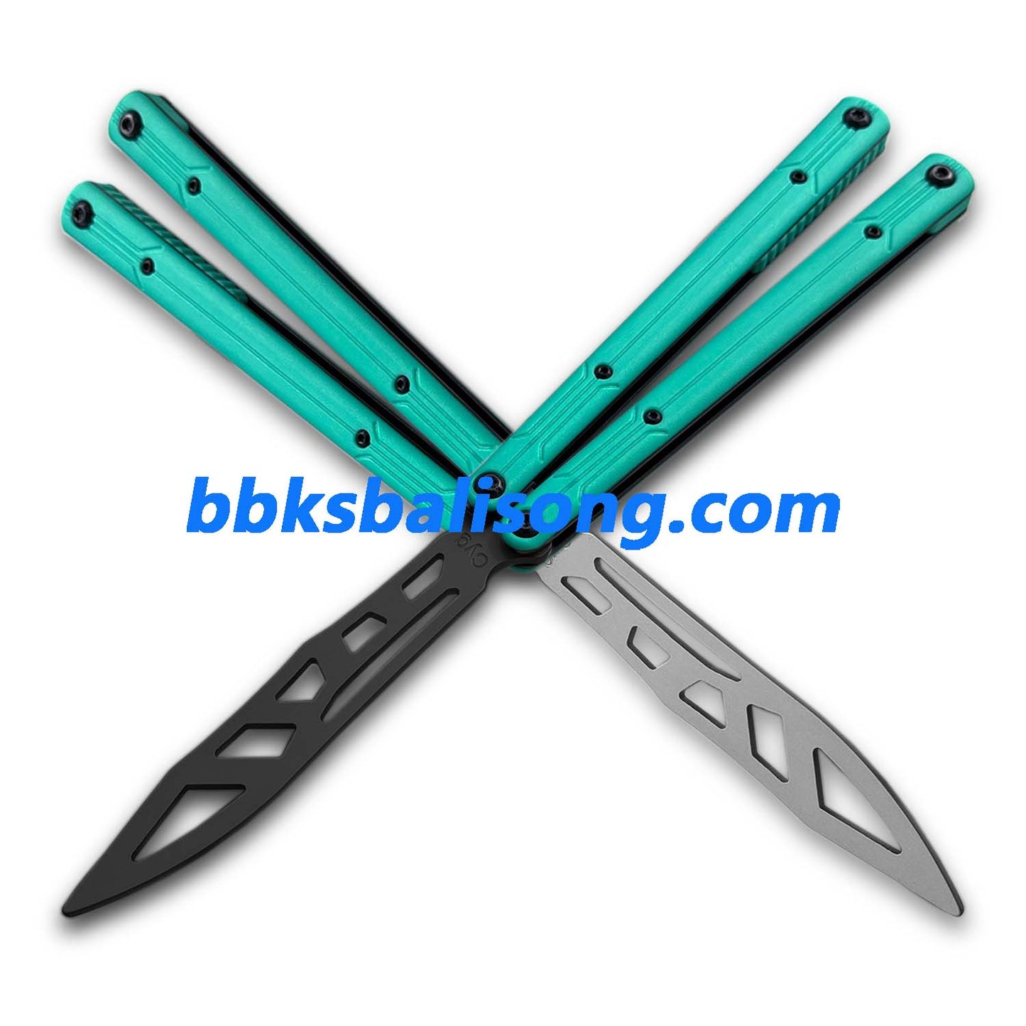 Asgard Steel Cygnus V2 Balisong Stainless Steel Handle Bushings System