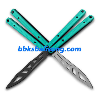 Asgard Steel Cygnus V2 Balisong Stainless Steel Handle Bushings System