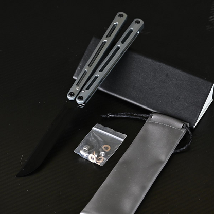 Titus Tsunami V4 Clone Balisong Trainer 7075 Aluminum Handle Bushing System