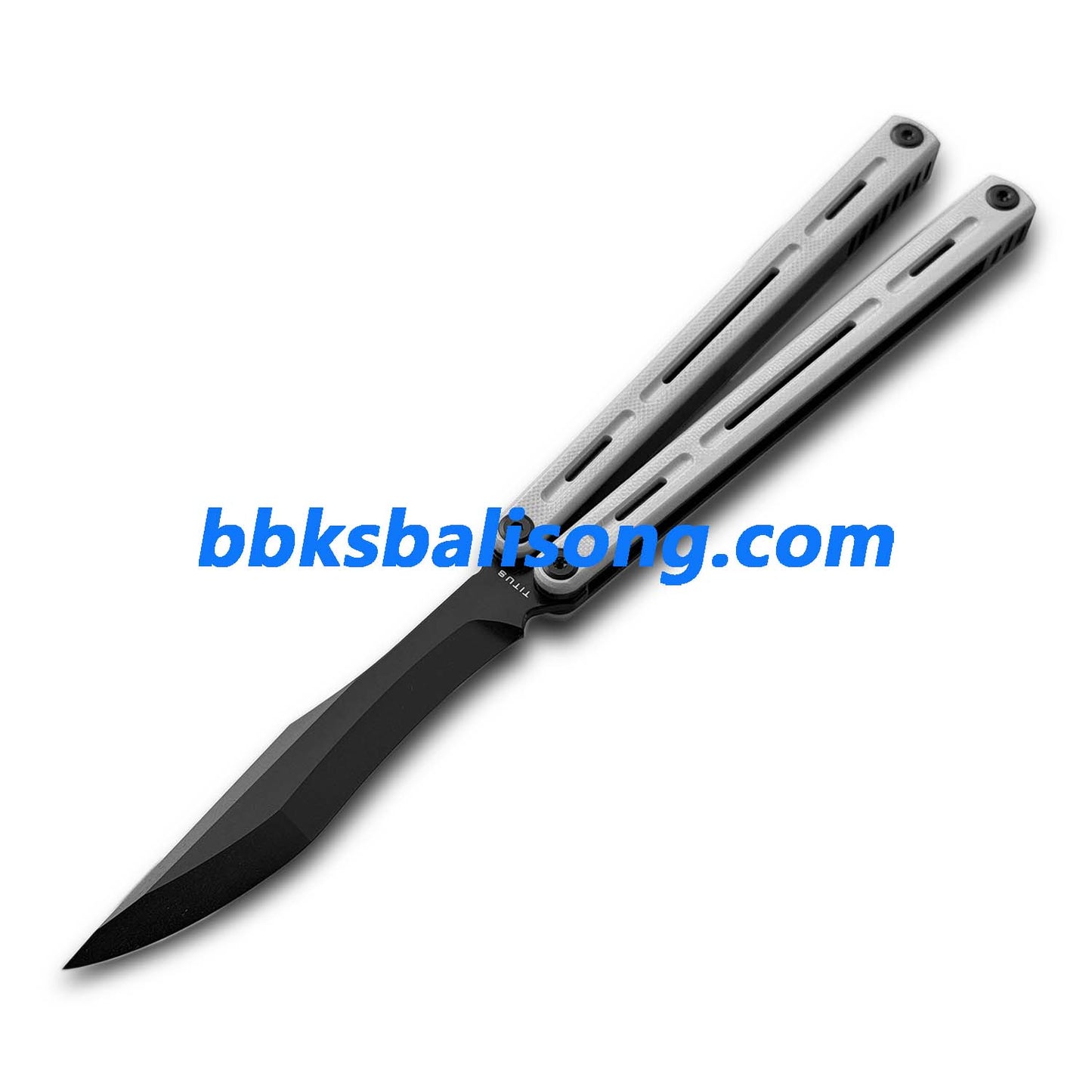 Titus Egrets Original Balisong Live Blade G10+7075 Aluminum Handle