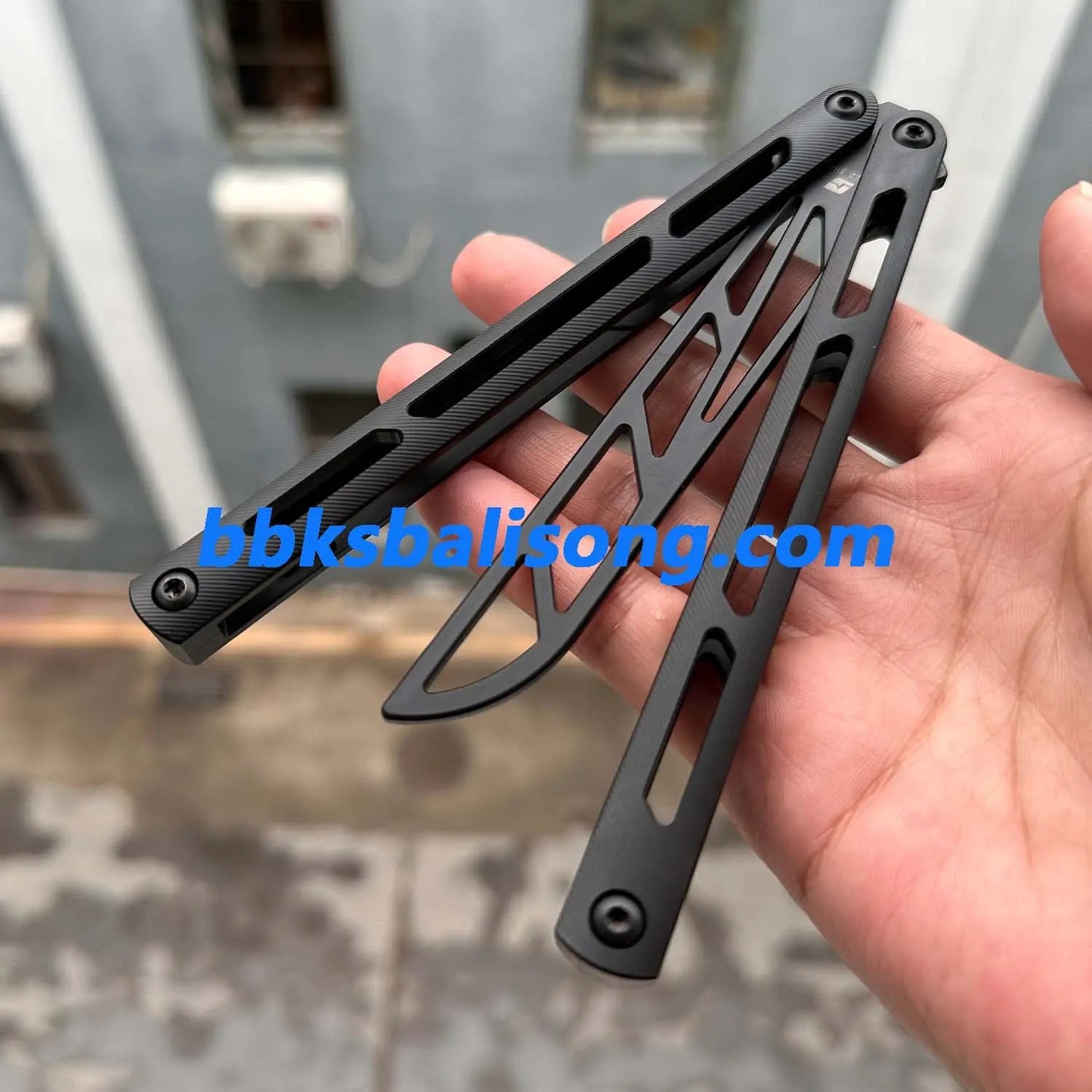 ARMED SHARK Tsunami Balisong Clone Titanium Chanwich Handle BBKSbalisong