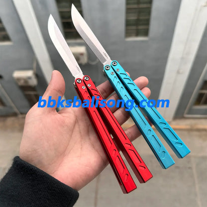 New Baliplus Barebones Balisong Clone 7075 Aluminum Channel Handle BBKSbalisong