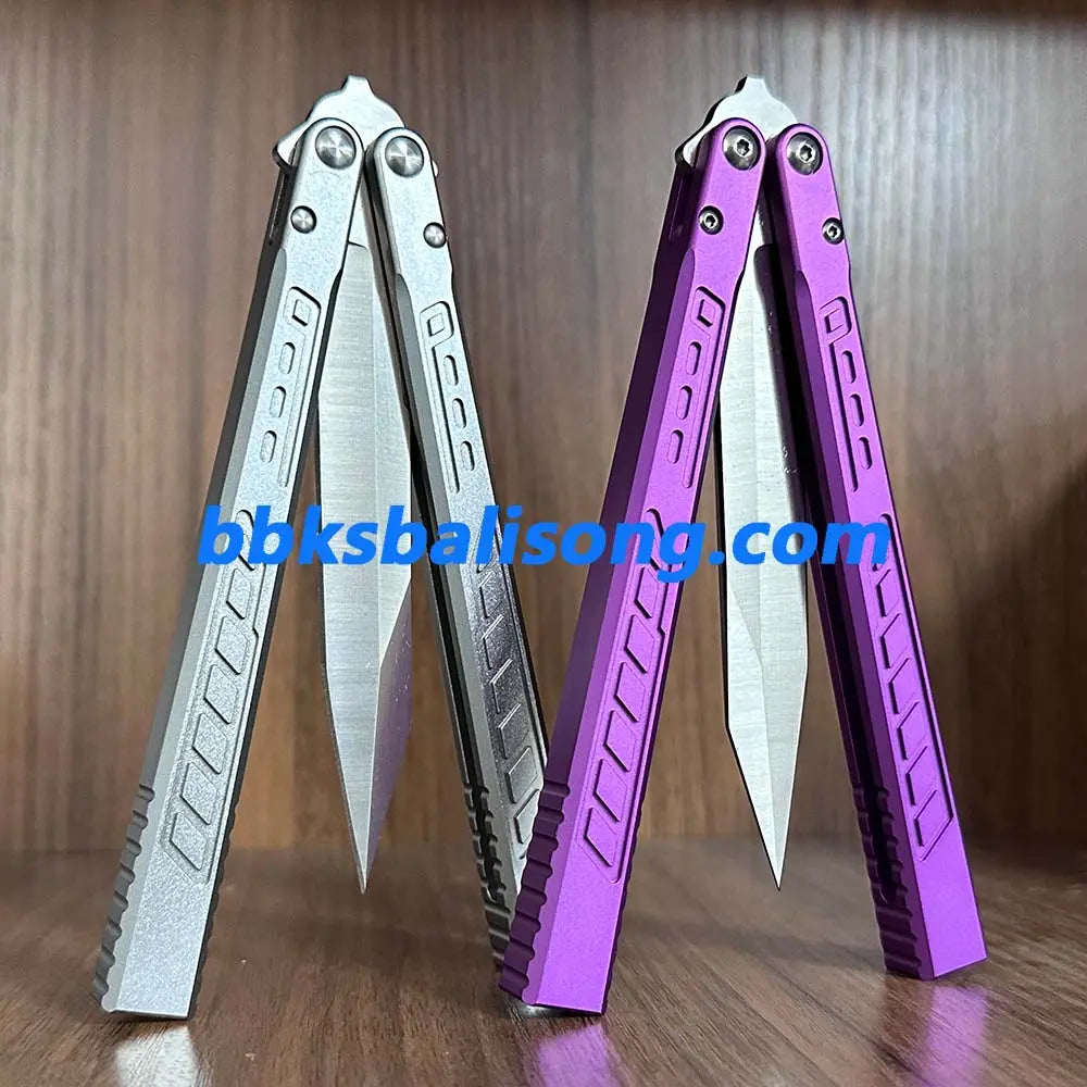 Theone Falcon Balisong 6061 Aluminum Handle Bushings System BBKSbalisong