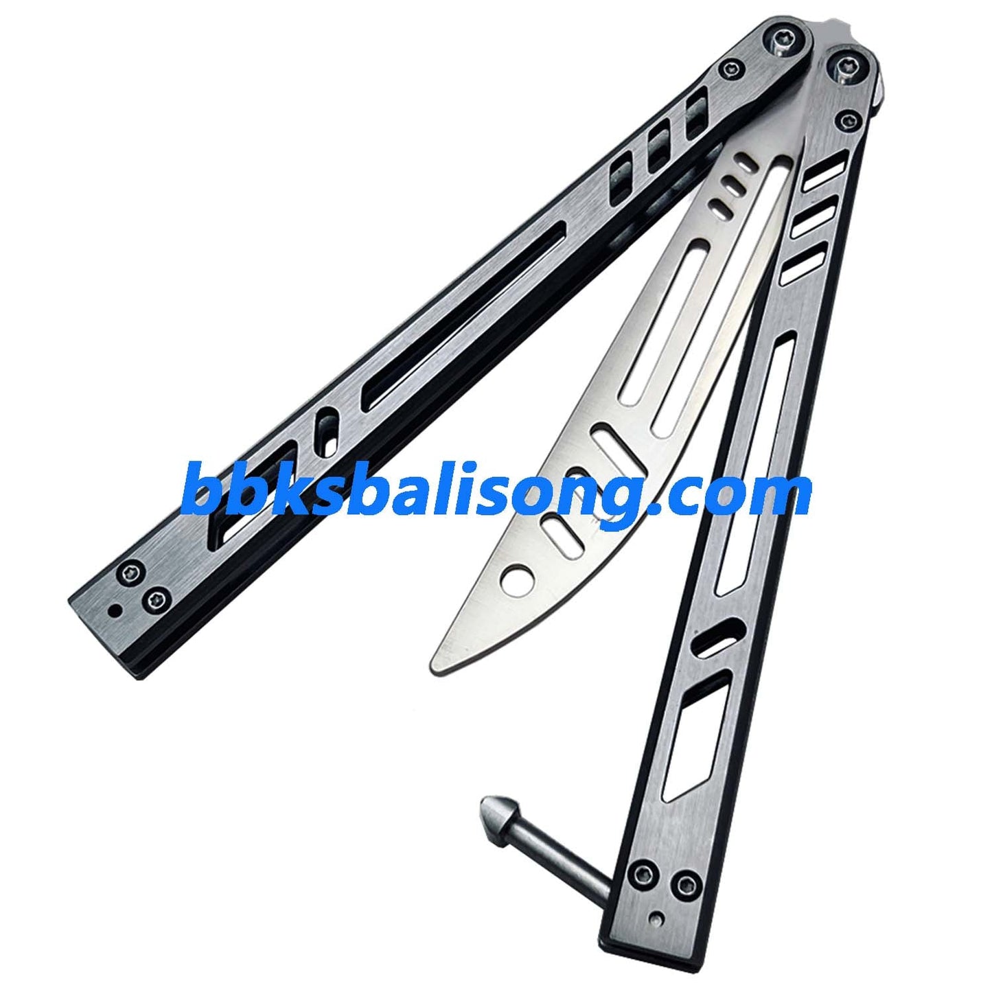 Theone Barebones Balisong Clone Stainless Steel Handle