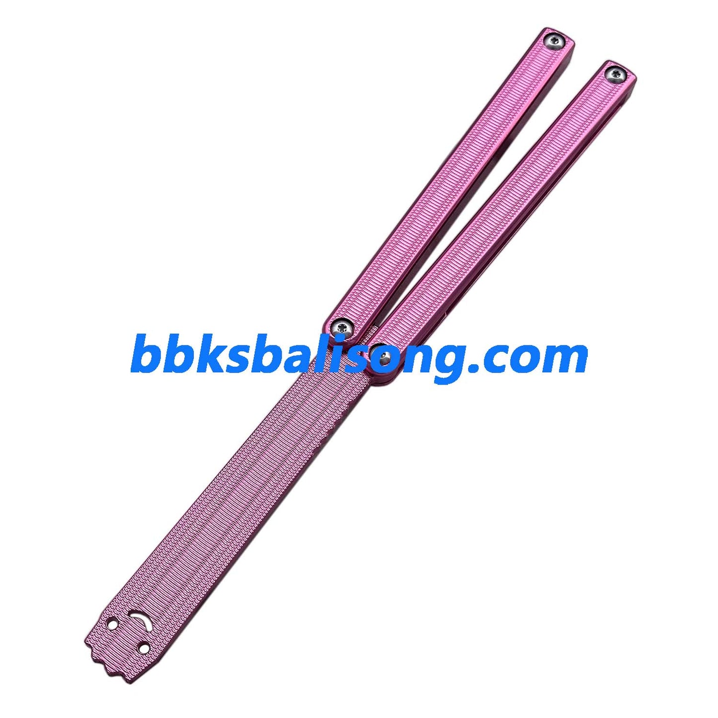 New Yuppie Squiddy-AL Balisong Clone 7075 Aluminum Glossy Handle