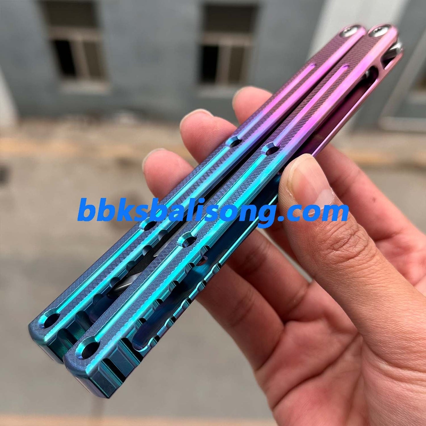 ARMED SHARK Titanium Krake Raken (Kraken) V3 Balisong Clone