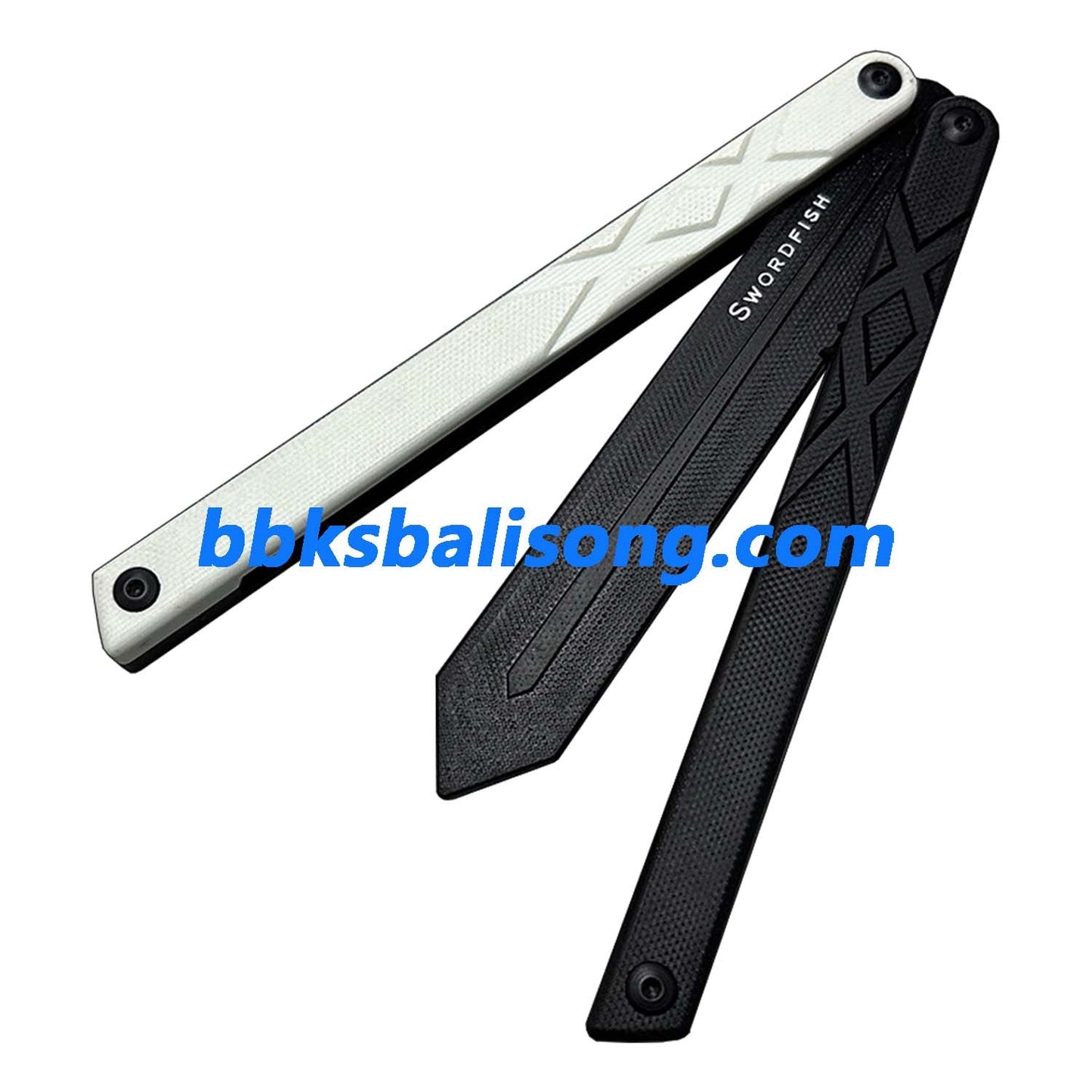 XDYY G10 Swordfish Balisong Clone G10 handle G10 blade Bushing System