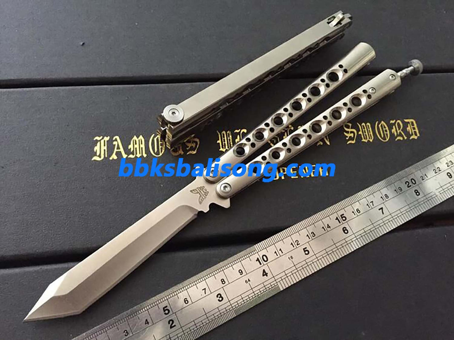 Theone Benchmade BM46 BM47 Balisong Clone Titanium Handle