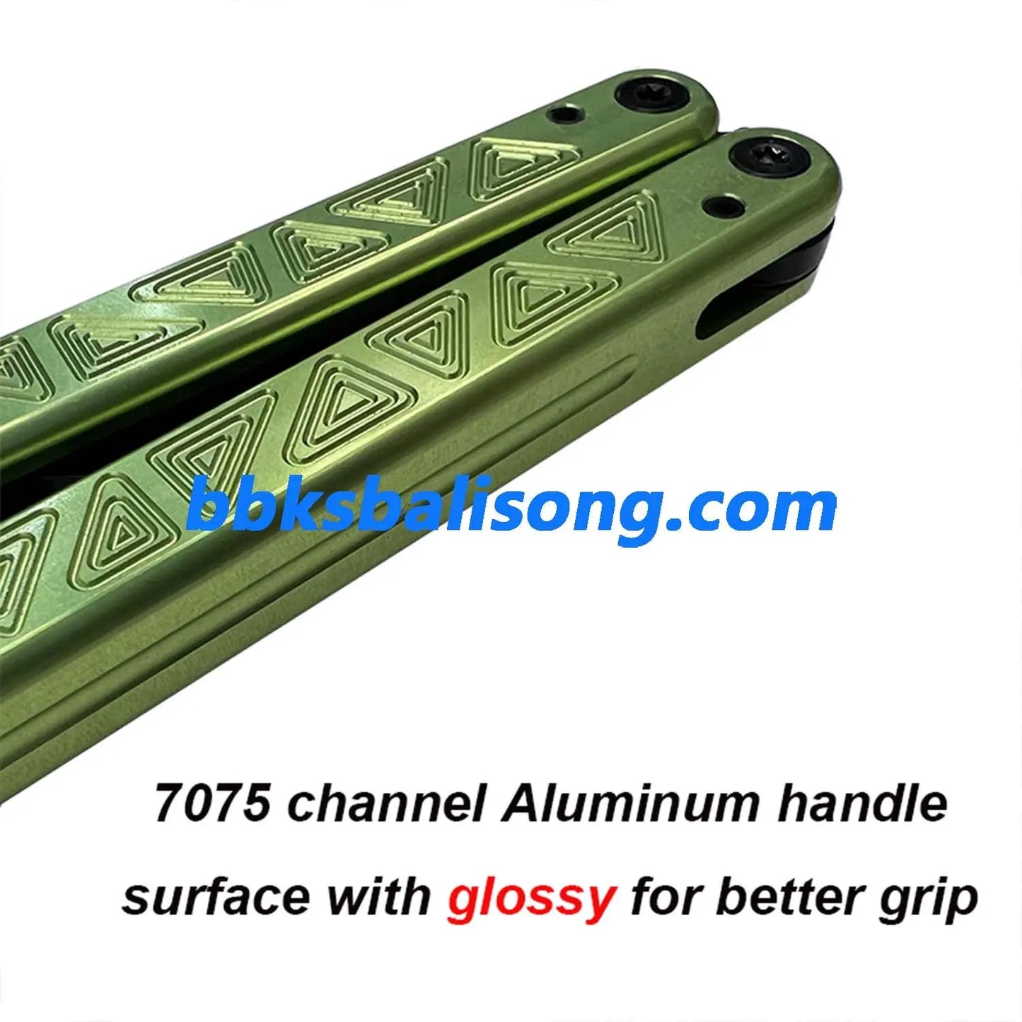 ARMED SHARK Glidr Original 4 Balisong Clone 7075 Aluminum Handle BBKSbalisong