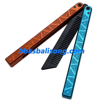 ARMED SHARK Glidr Original 4 Balisong Clone 7075 Aluminum Handle BBKSbalisong