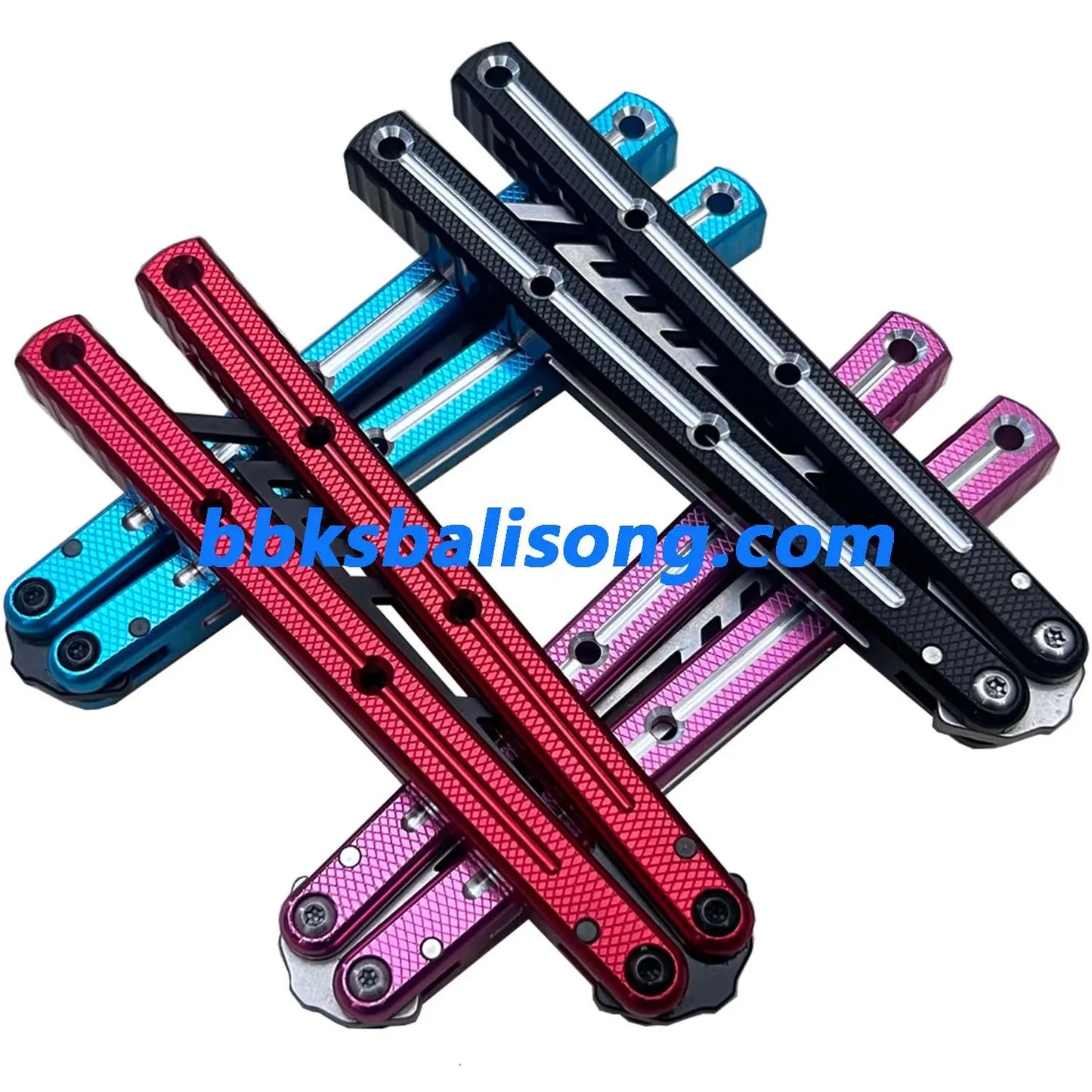 ARMED SHARK Krake Raken (Kraken) V3 Balisong Clone 7075 Aluminum Handle BBKSbalisong