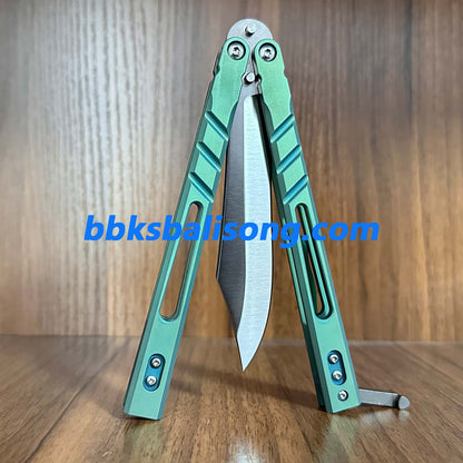 Theone Sandwich AB (Alpha Beast) Balisong Clone Titanium Handle