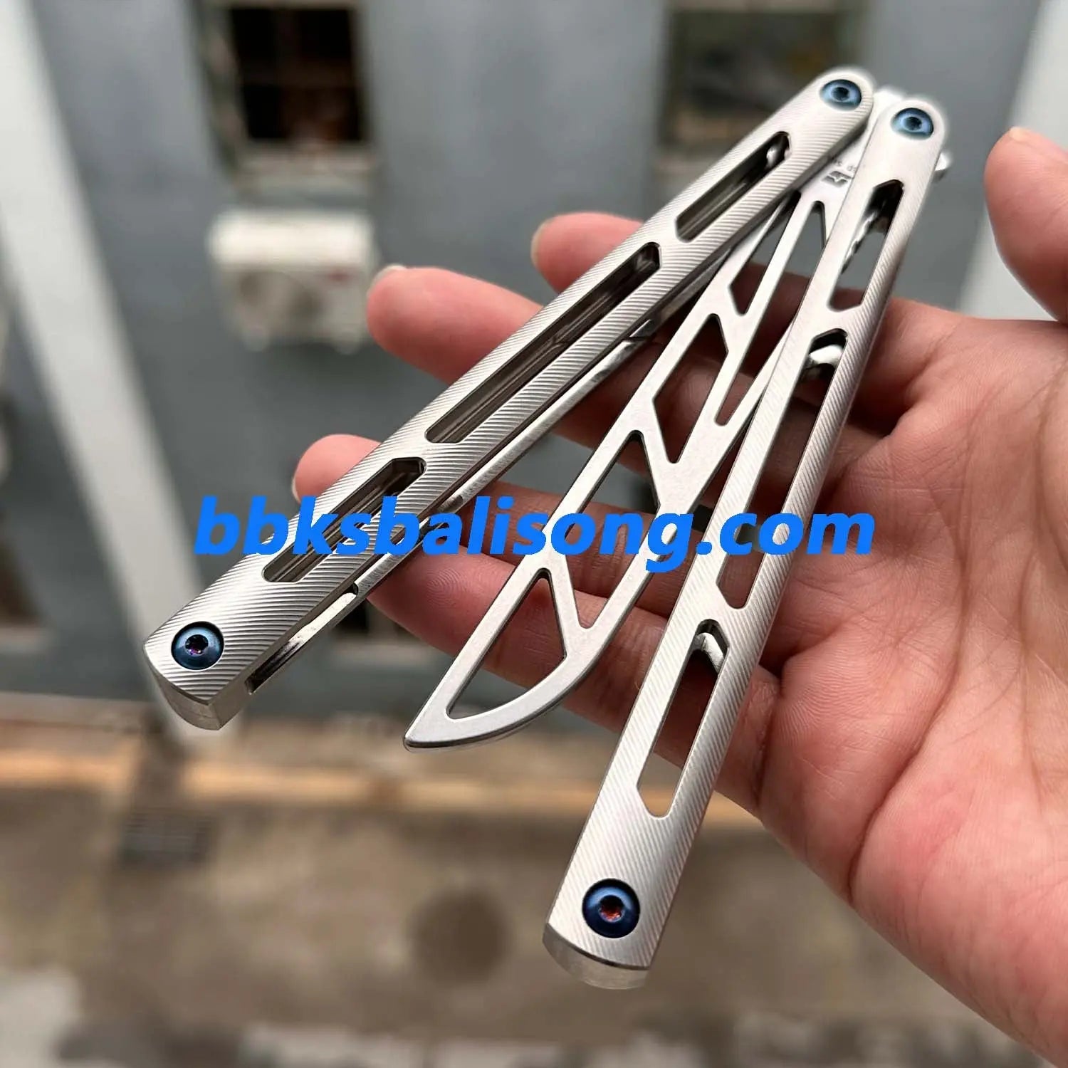 ARMED SHARK Tsunami Balisong Clone Titanium Chanwich Handle BBKSbalisong