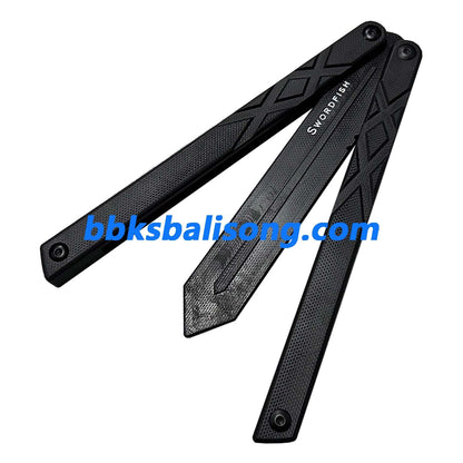 XDYY G10 Swordfish Balisong Clone G10 handle G10 blade Bushing System