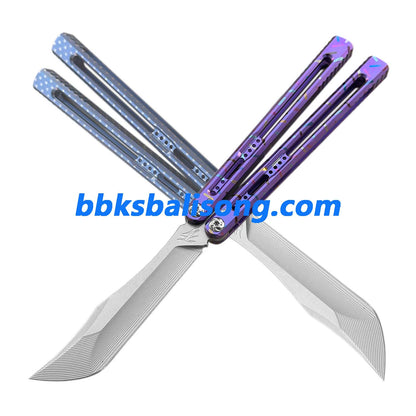 Baliplus Medusa V2 Balisong Clone Titanium Handle Bushings System