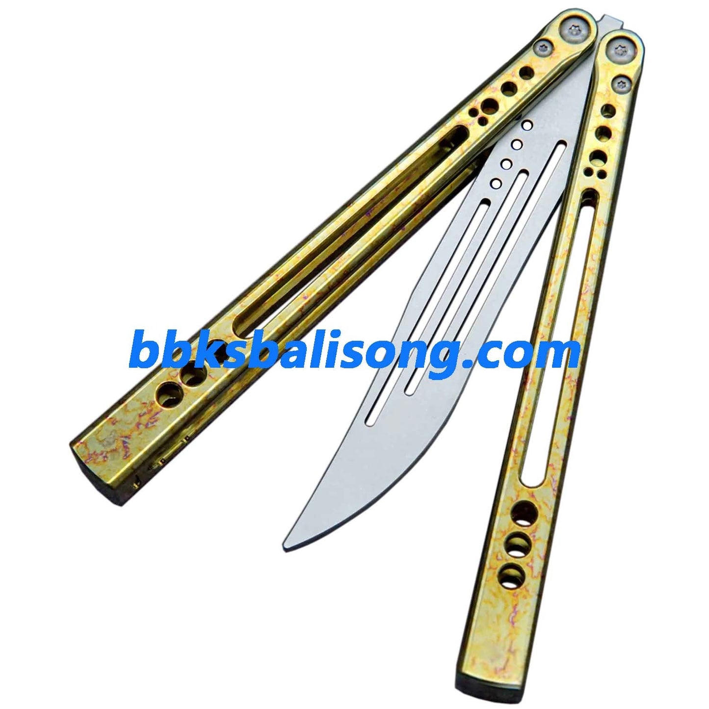 Theone Gale Balisong Clone Titanium Handle