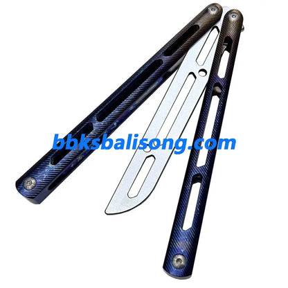 Theone Tsunami Balisong Clone Titanium Channel Handle BBKSbalisong