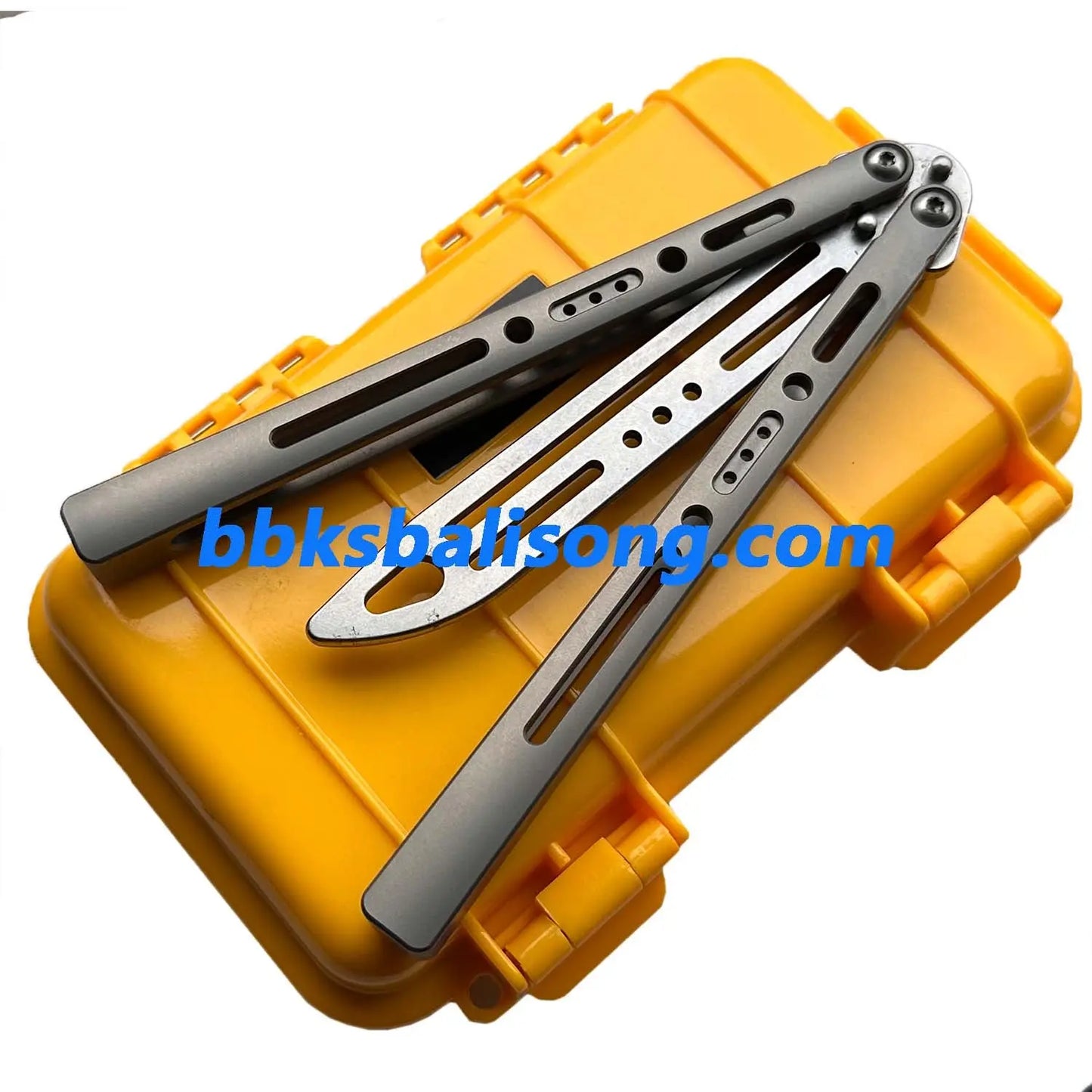 ARMED SHARK Sentinel Balisong Clone Titanium Handle BBKSbalisong