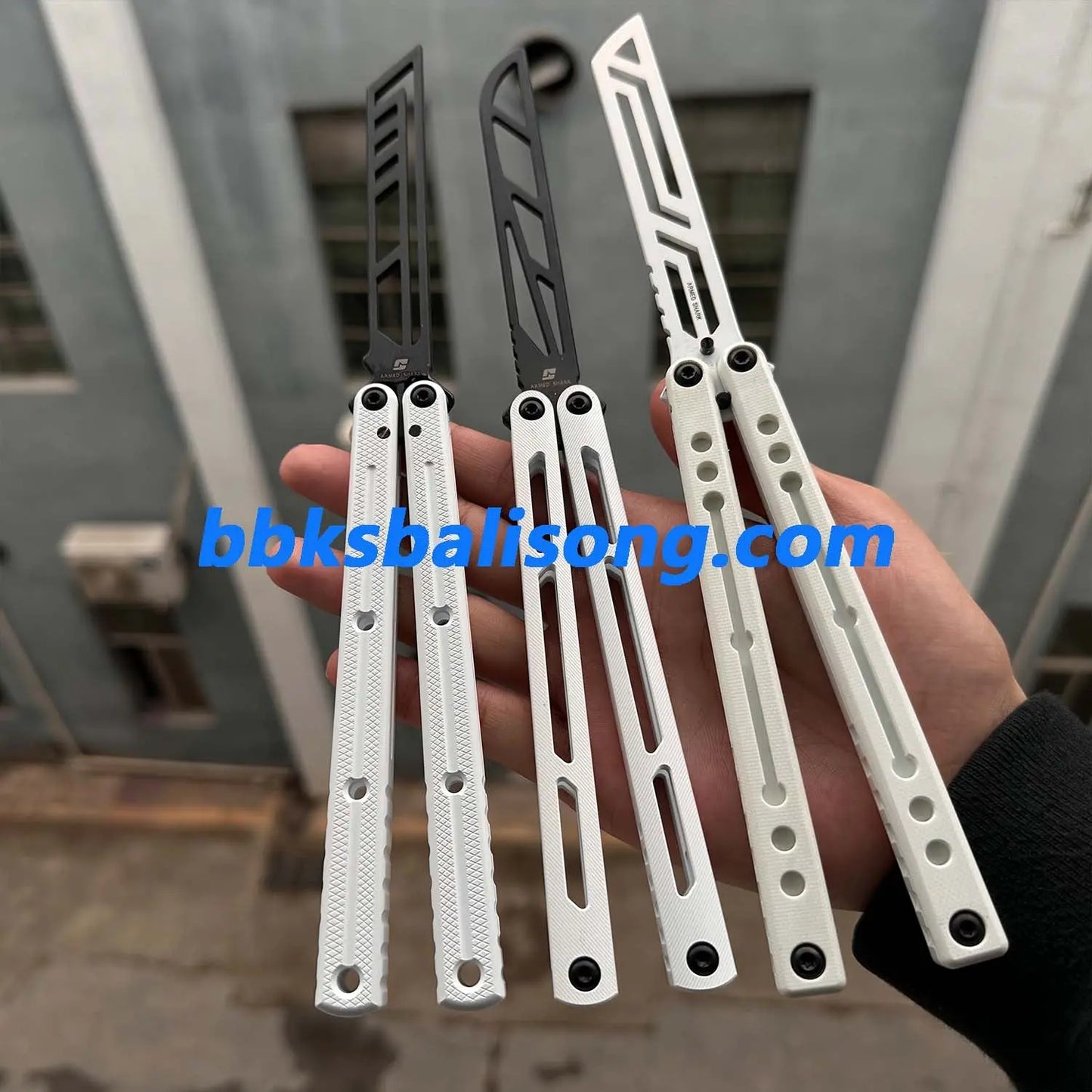 ARMED SHARK Ghost Kraken V3 / Nautilus V2 / Tsunami Clone Ceramic Coating Balisong Clone BBKSbalisong