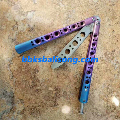 Theone Benchmade BM40 Balisong Clone Titanium Handle