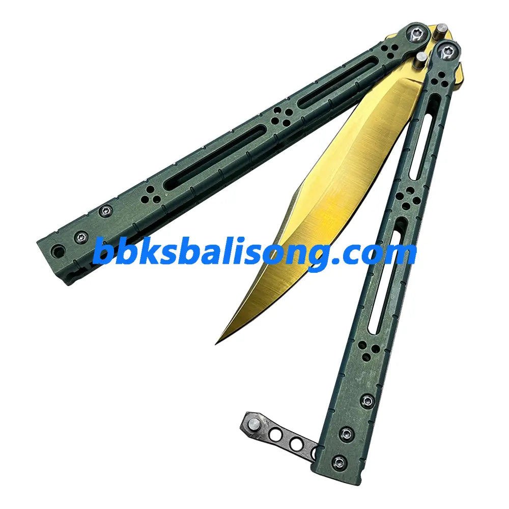 Theone Titanium HOM Basilisk Balisong Clone BBKSbalisong