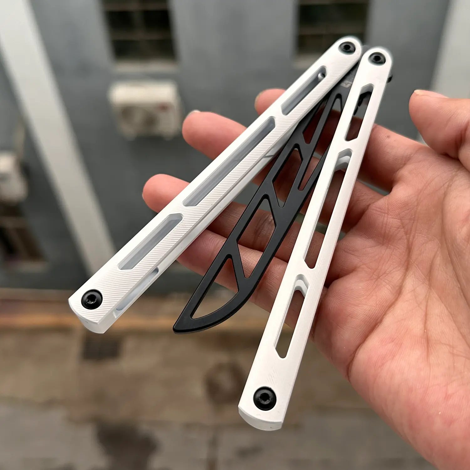 ARMED SHARK Tsunami Balisong Clone Titanium Chanwich Handle BBKSbalisong