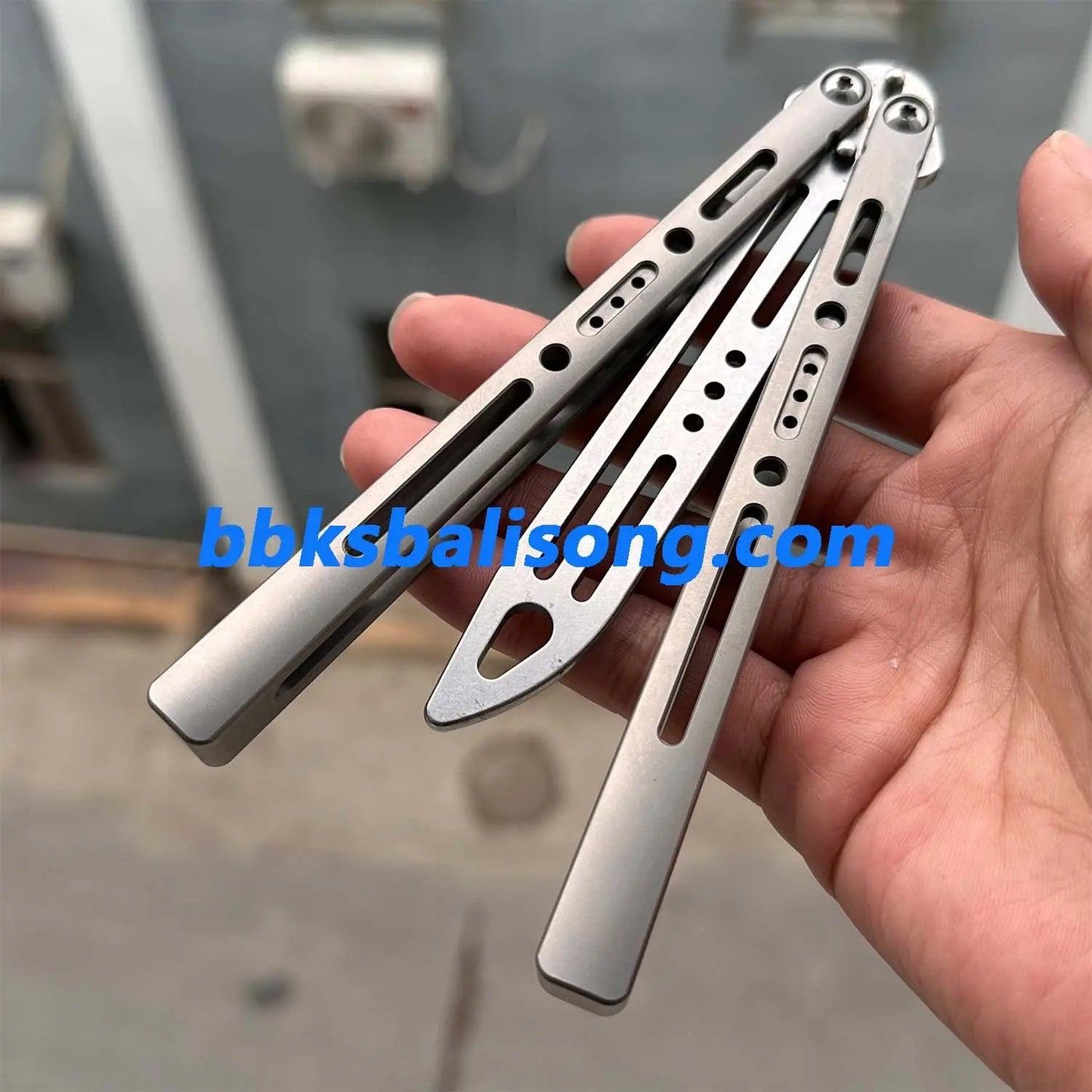 ARMED SHARK Sentinel Balisong Clone Titanium Handle BBKSbalisong