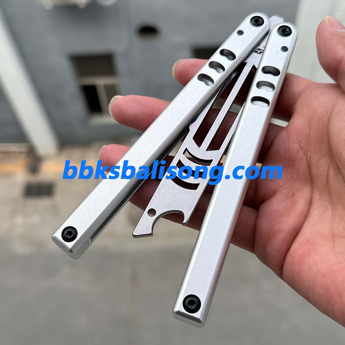 ARMED SHARK Mako V4.5 Clone Bottle Opener Balisong 6061 Aluminum