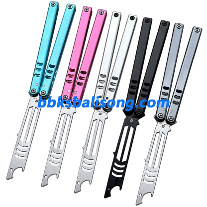 ARMED SHARK Mako V4.5 Clone Bottle Opener Balisong 6061 Aluminum