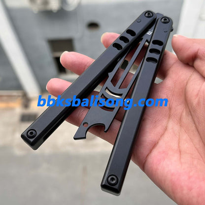 ARMED SHARK Mako V4.5 Clone Bottle Opener Balisong 6061 Aluminum