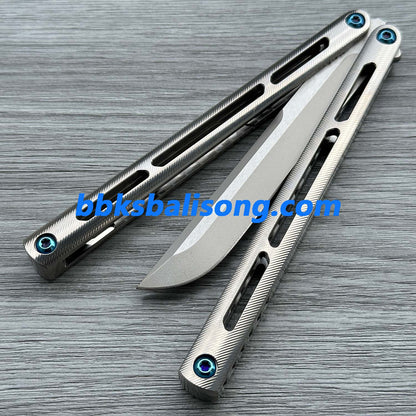 Baliplus Tsunami V4 Balisong Clone Titanium Handle Bushings System