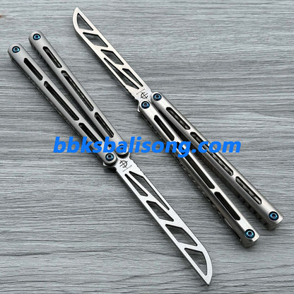 Baliplus Tsunami V4 Balisong Clone Titanium Handle Bushings System