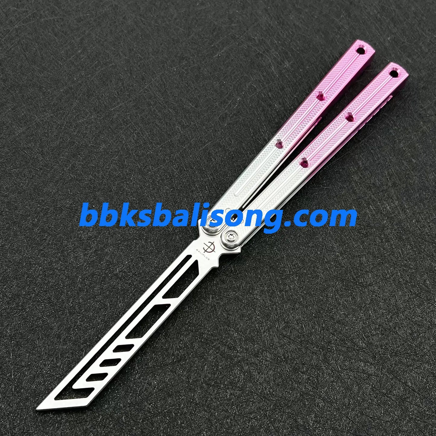 Baliplus Speed Channel Krake Raken (Kraken) V3 Balisong Trainer Clone Glossy Handle BBKSbalisong