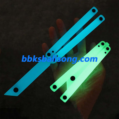 Yuppie Luminous Fluorescent Plastic Balisong