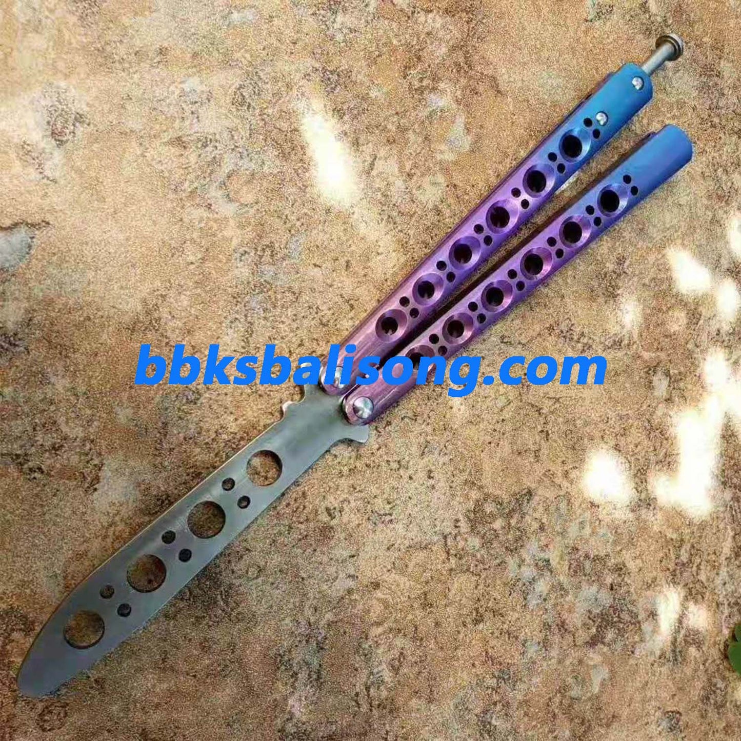 Theone Benchmade BM40 Balisong Clone Titanium Handle