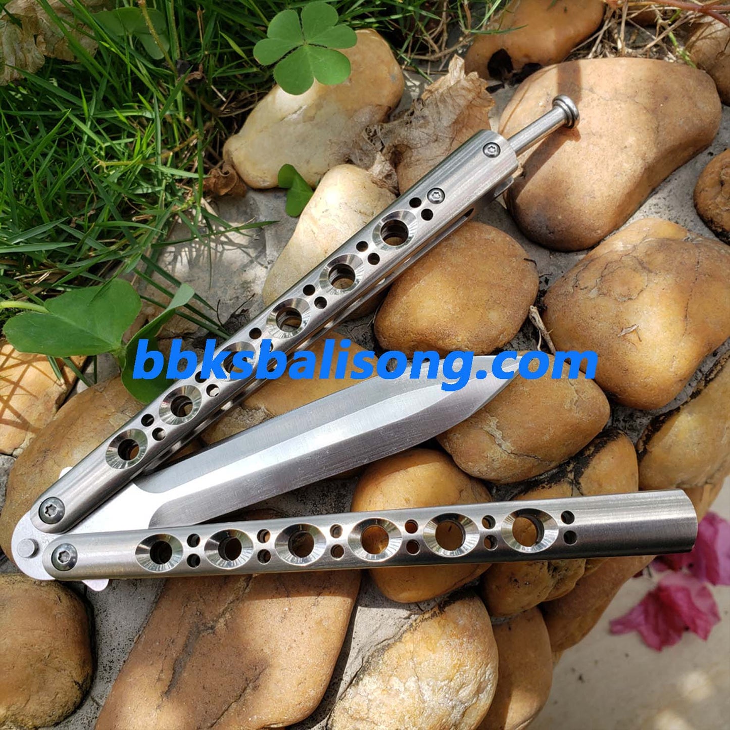 Theone Benchmade BM46 BM47 Balisong Clone Titanium Handle