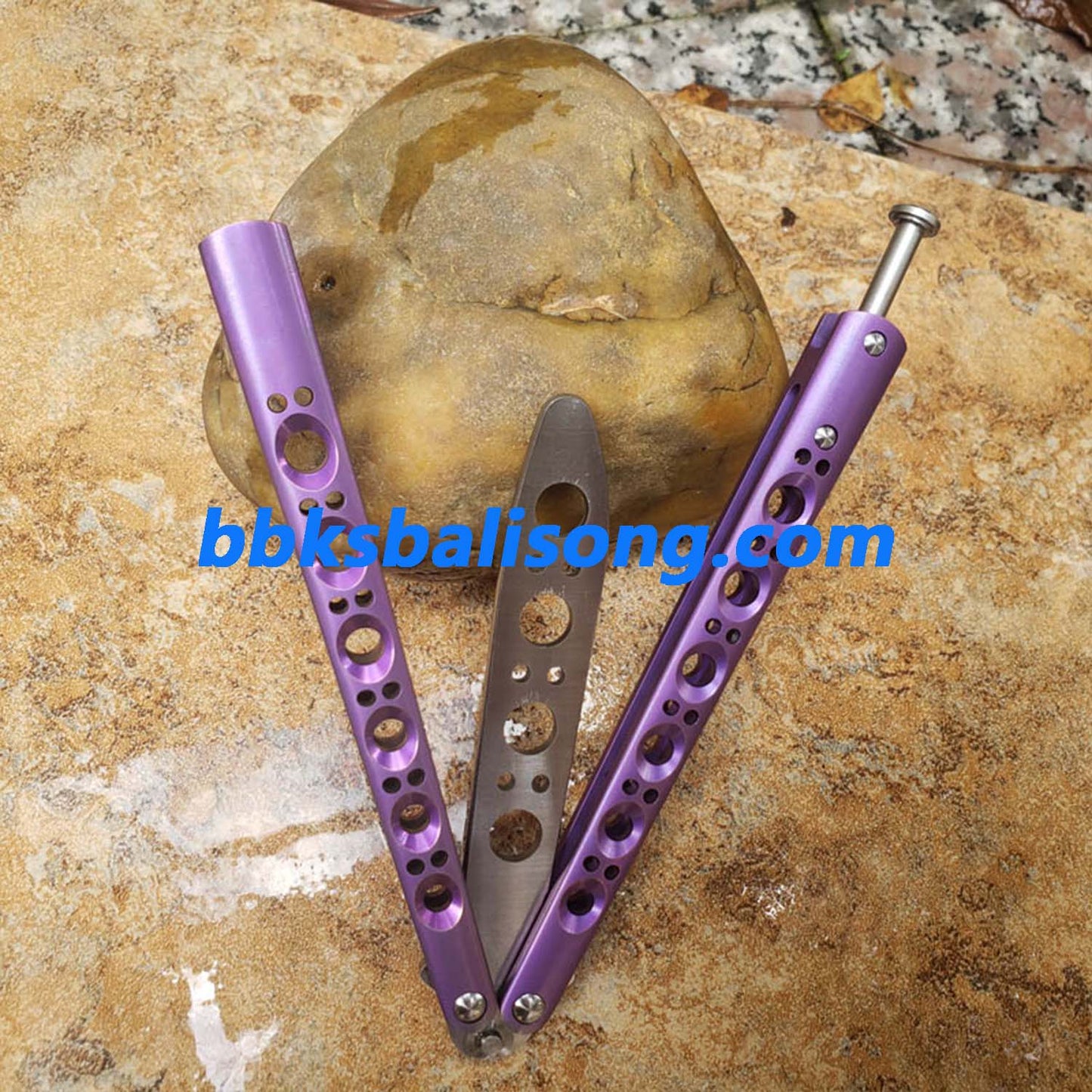 Theone Benchmade BM40 Balisong Clone Titanium Handle