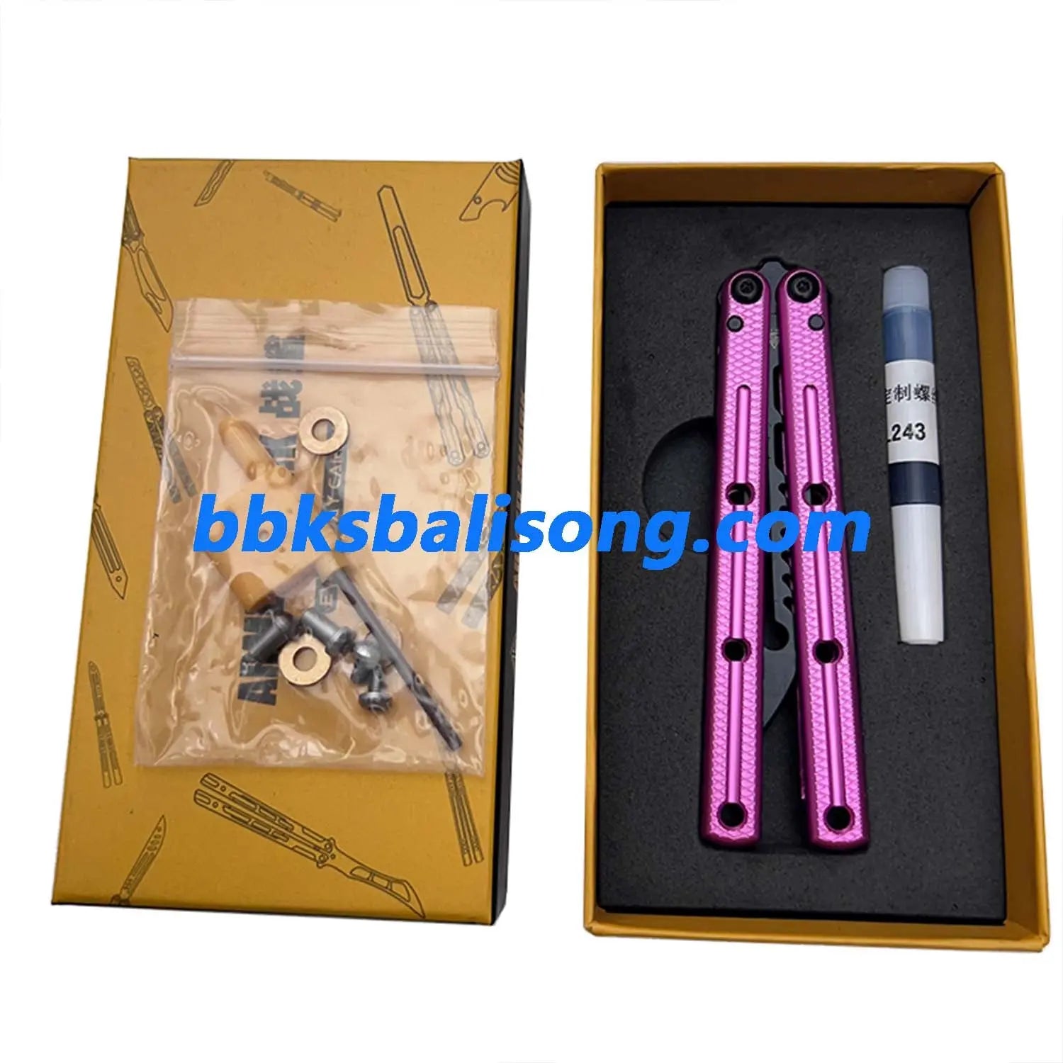 ARMED SHARK Mini Krake Raken (Kraken) Balisong Clone BBKSbalisong