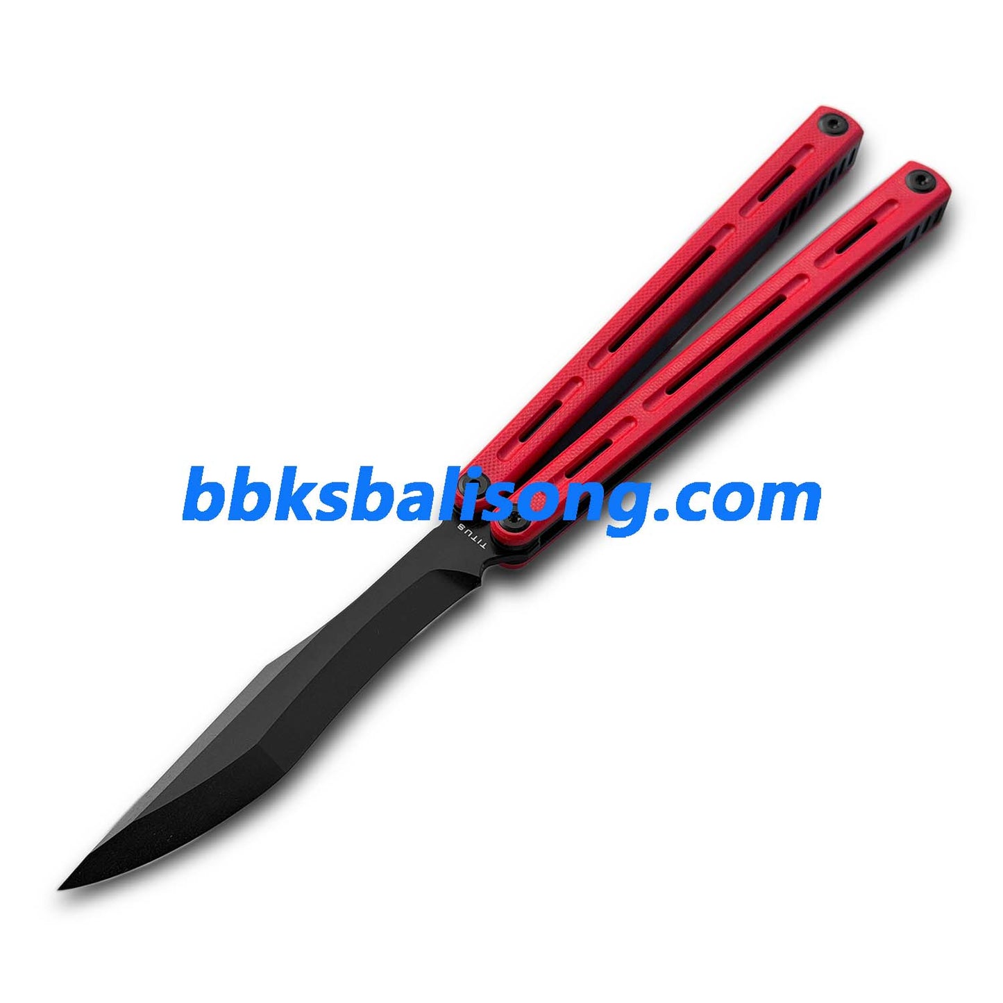 Titus Egrets Original Balisong Live Blade G10+7075 Aluminum Handle