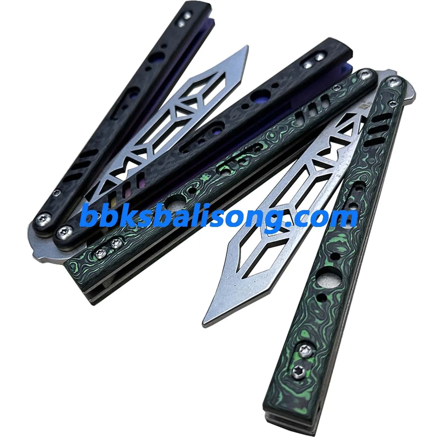 ARMED SHARK BRS Replicant (REP) Balisong Clone Titanium+G10 Handle BBKSbalisong