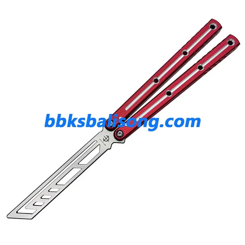 Baliplus Krake Raken (Kraken) V3 Balisong Trainer Clone 6061 Aluminum Channel Handle BBKSbalisong