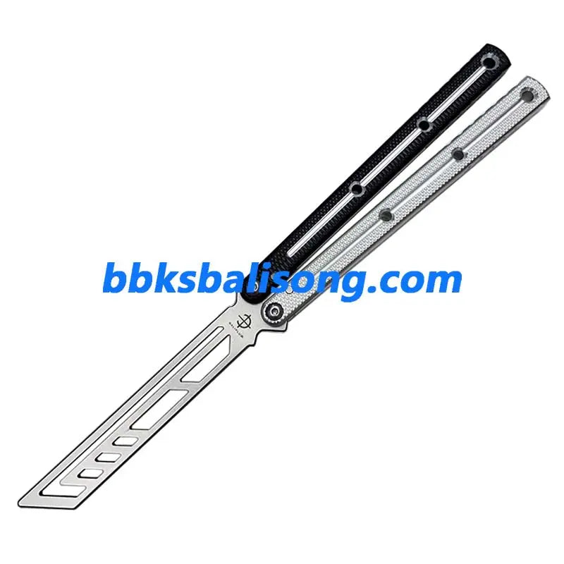 Baliplus Krake Raken (Kraken) V3 Balisong Trainer Clone 6061 Aluminum Channel Handle BBKSbalisong