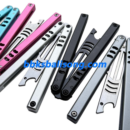 ARMED SHARK Mako V4.5 Clone Bottle Opener Balisong 6061 Aluminum