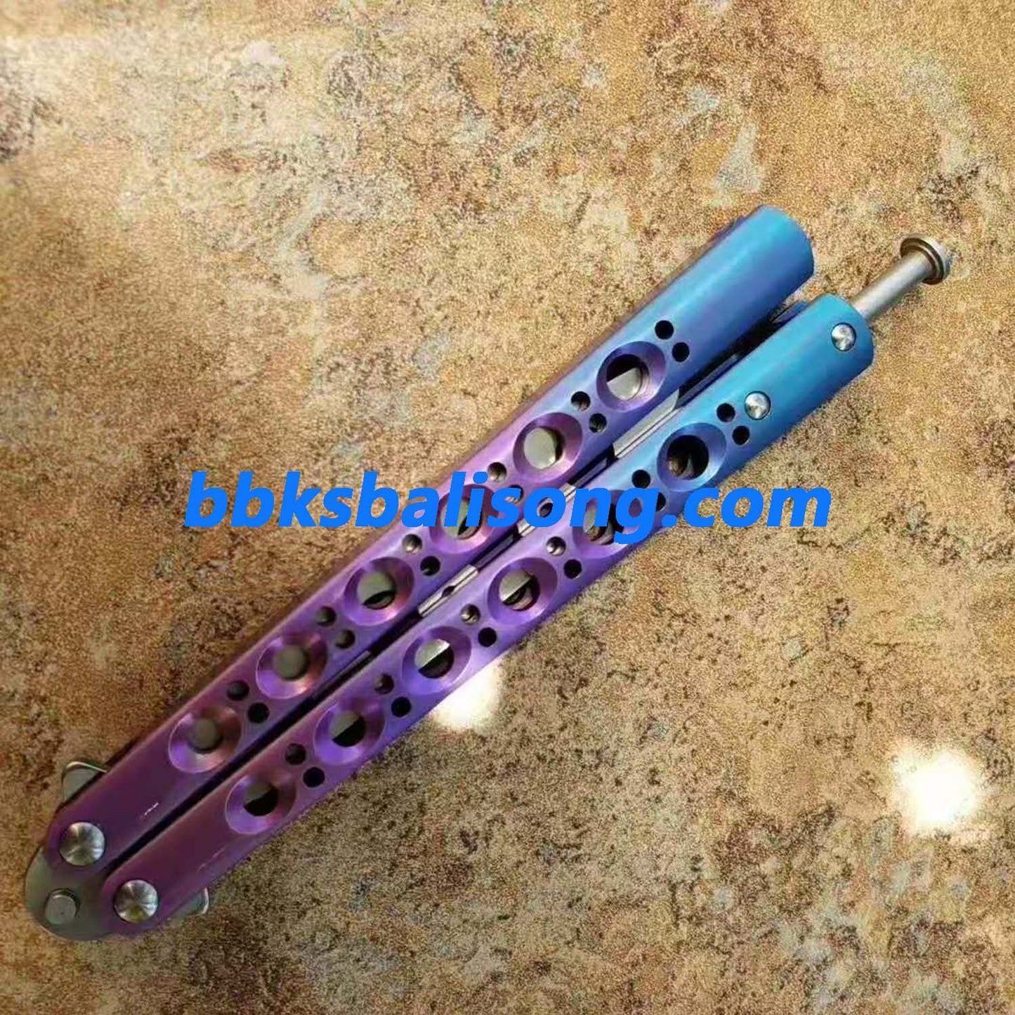 Theone Benchmade BM40 Balisong Clone Titanium Handle